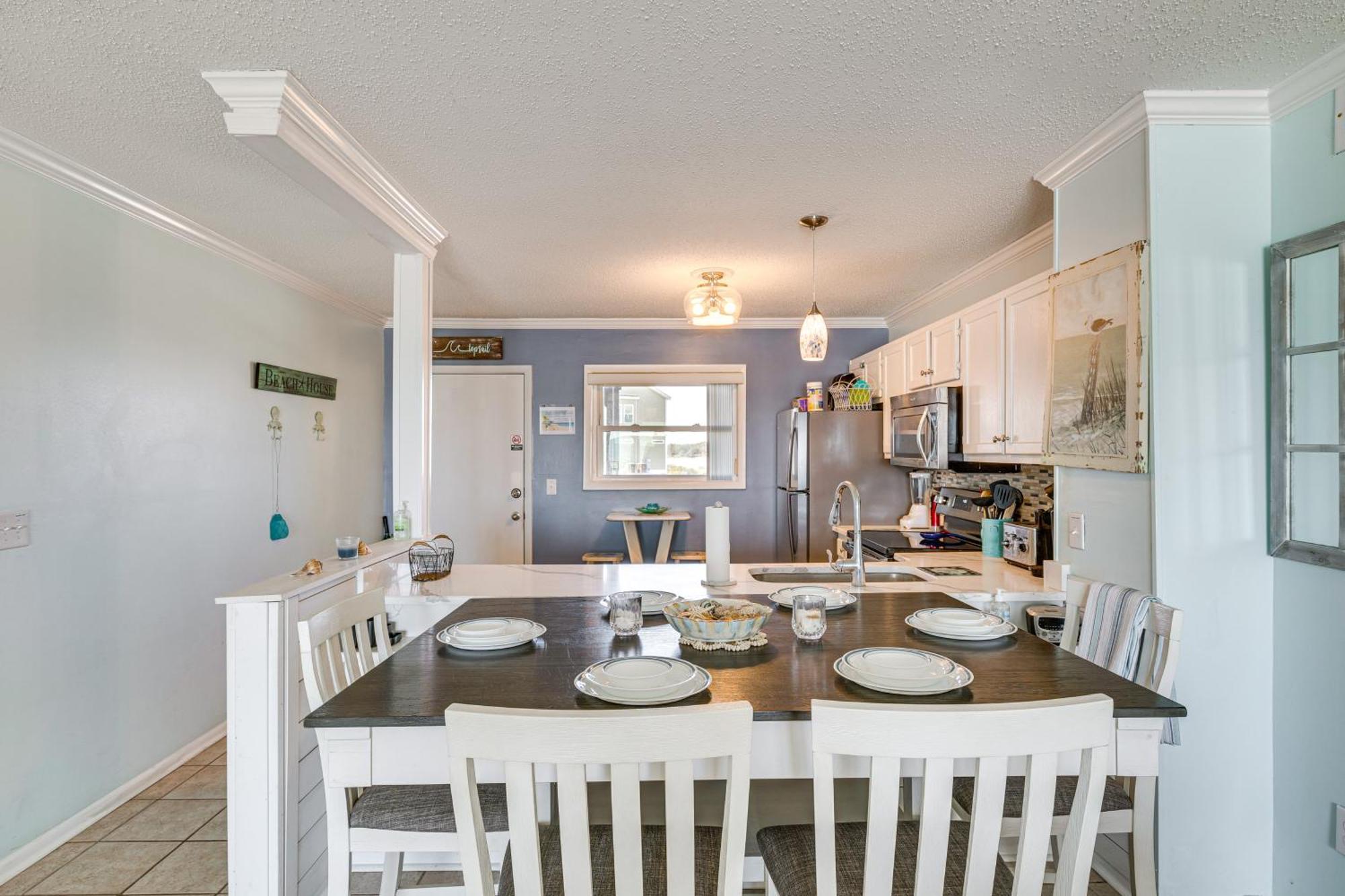 Steps To The Beach Oceanfront Condo With Lanai! North Topsail Beach Eksteriør bilde