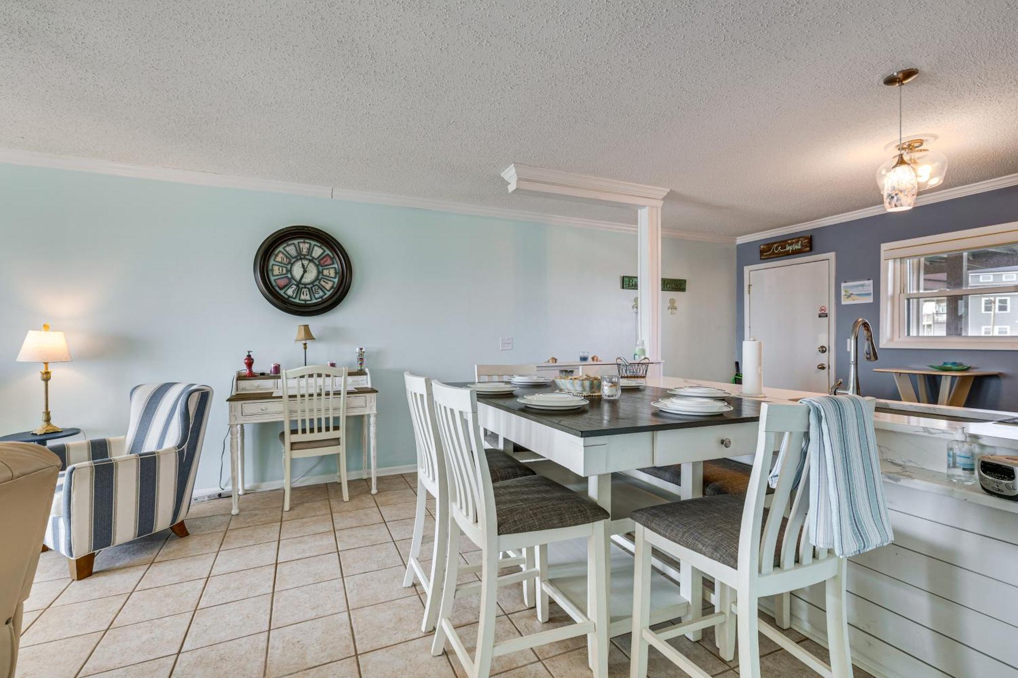 Steps To The Beach Oceanfront Condo With Lanai! North Topsail Beach Eksteriør bilde