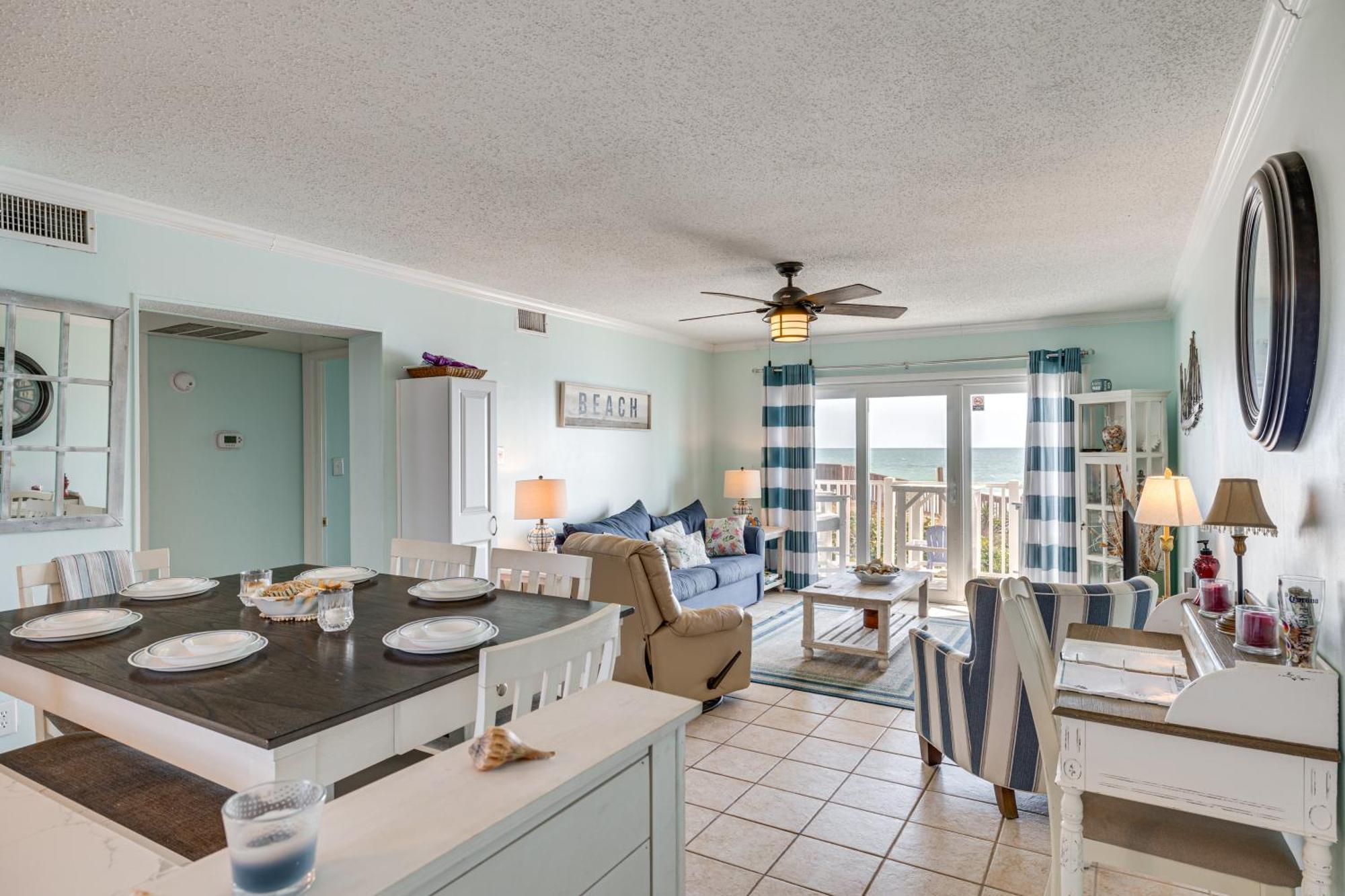 Steps To The Beach Oceanfront Condo With Lanai! North Topsail Beach Eksteriør bilde
