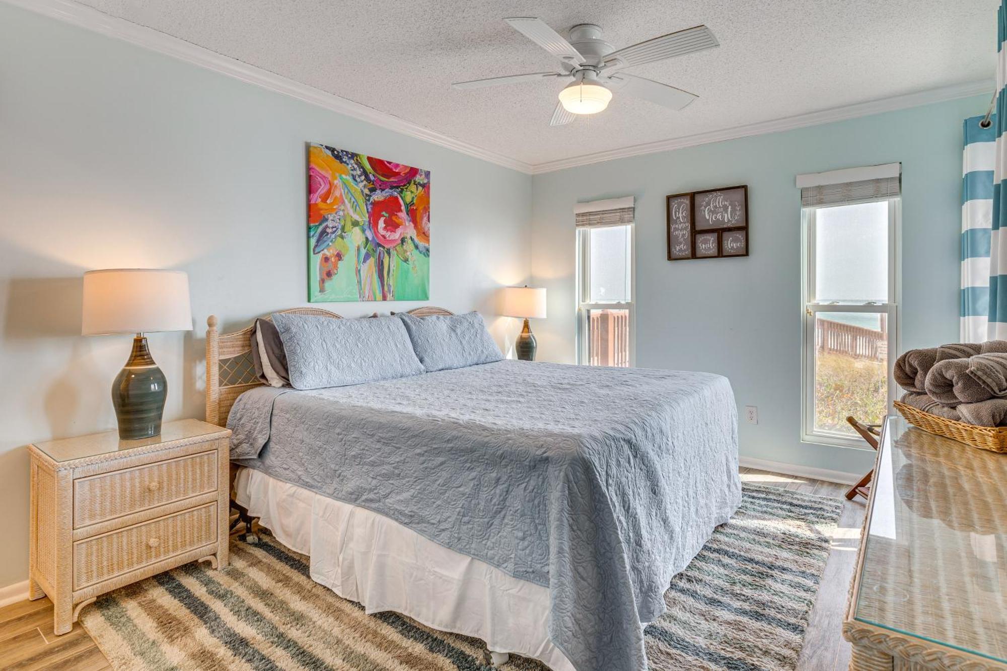 Steps To The Beach Oceanfront Condo With Lanai! North Topsail Beach Eksteriør bilde
