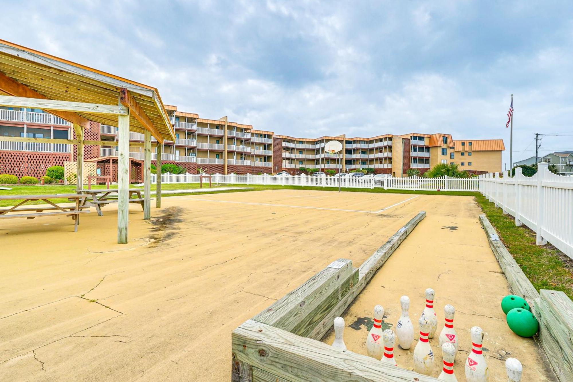 Steps To The Beach Oceanfront Condo With Lanai! North Topsail Beach Eksteriør bilde