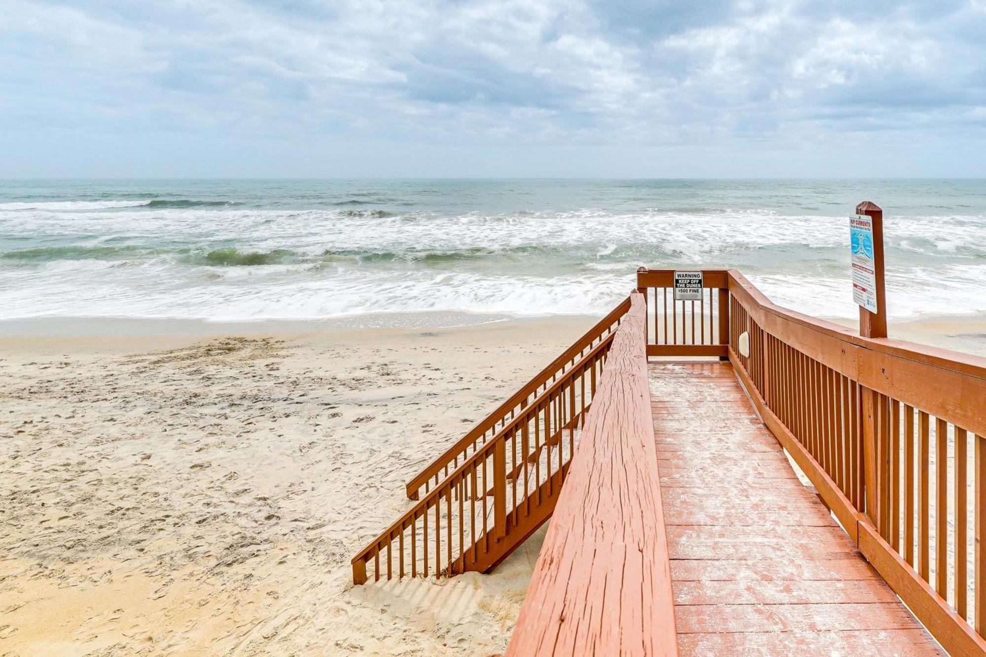 Steps To The Beach Oceanfront Condo With Lanai! North Topsail Beach Eksteriør bilde