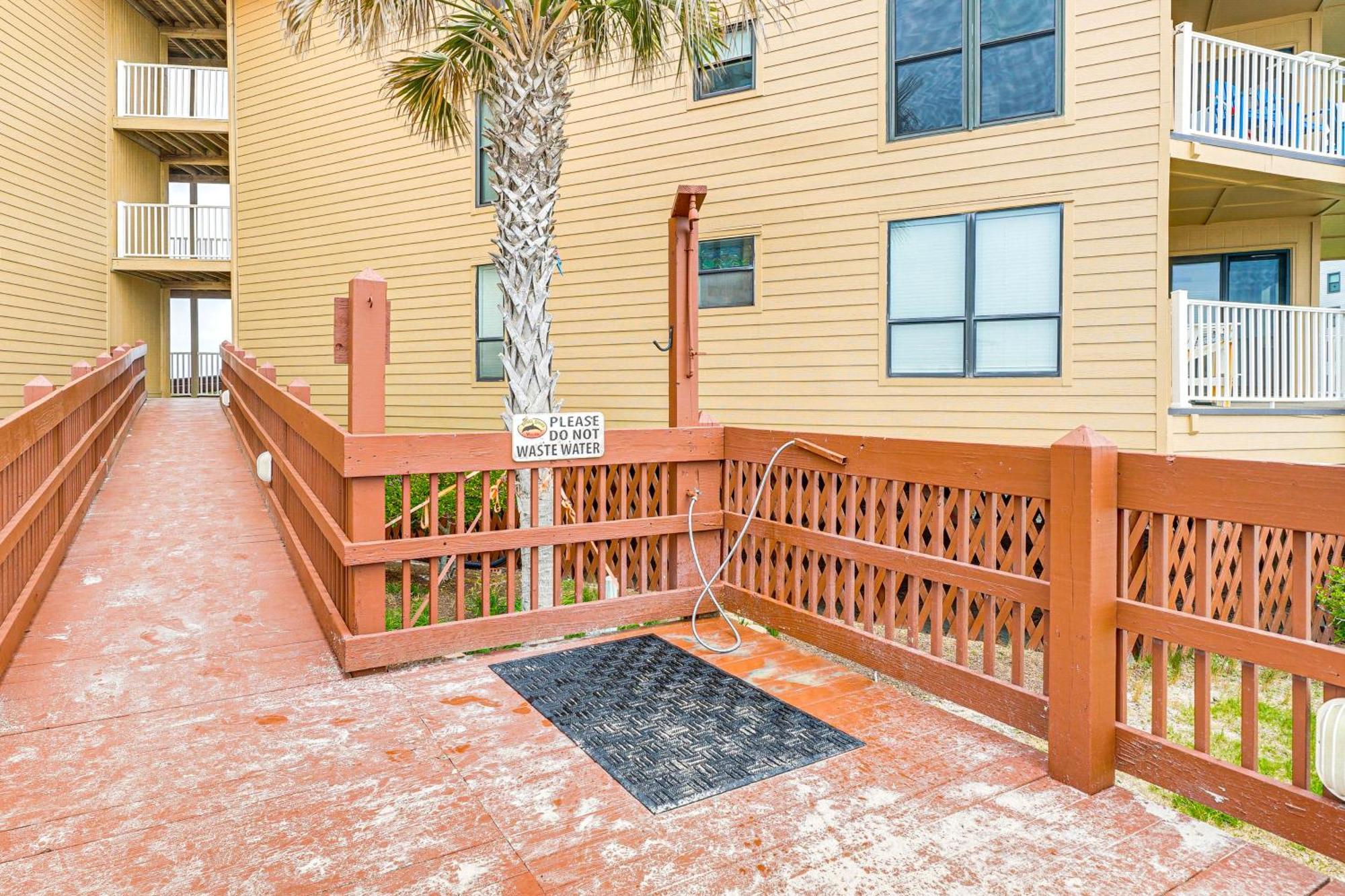 Steps To The Beach Oceanfront Condo With Lanai! North Topsail Beach Eksteriør bilde